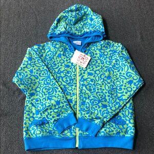 Hanna Andersson 100% Cotton Full Zip & Lined Hoodie Jacket Size 150 (11-13Yrs)